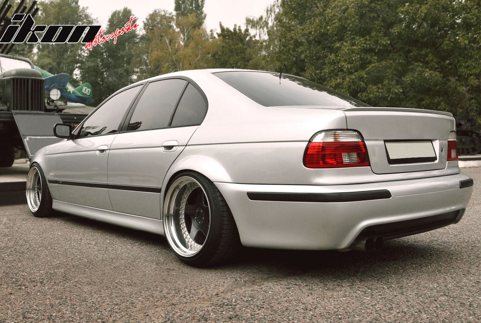 1997-2003 BMW E39 5-Series Unpainted Twin M5 Style Rear Bumper Cover