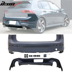 2022-2024 Volkswagen Golf MK8 GTI Style Rear Bumper Cover Conversion