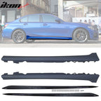 2019-2023 BMW 3 Series G20 MP Style Side Skirts + Gloss Rocker Panel