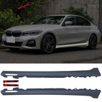 2019-2022 BMW 3 Series G20 M-Tech Black Front Rear Bumper Side Skirts