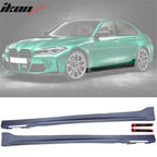 2019-2023 BMW G20 M3 Style Bumper for Round Tips&Side Skirt w/ Light