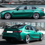 2019-2023 BMW G20 M3 Style Bumper for Round Tips&Side Skirt w/ Light