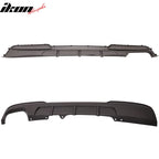 2011-2016 BMW F10 MP Style Rear Bumper Lip Diffuser Single Outlet PP