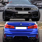 2017-2020 BMW G30 Sedan M5 Style Front + Rear Bumper w/ Diffuser PP