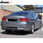 2007-2013 BMW E92 E93 M3 Style Single Exhaust Rear Bumper Cover