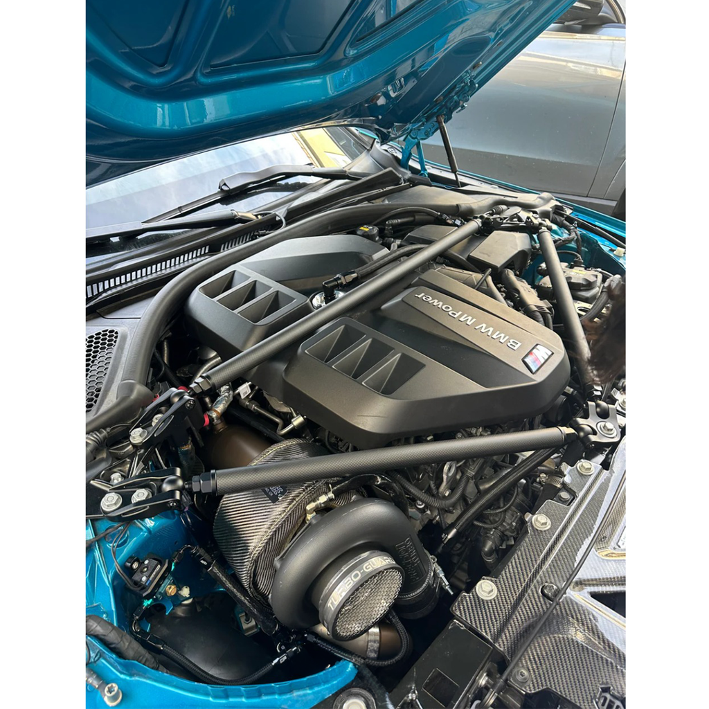 G8X Carbon Fiber Strut Tower Brace for BMW G80 G81 M3 G82 G83 M4 G87 M2 - Bull Boost Performance