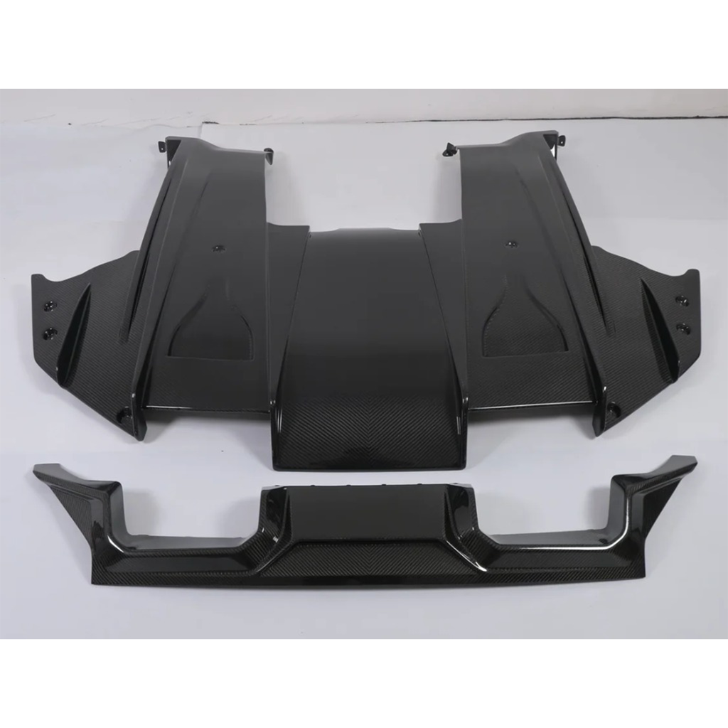 Pre-Preg Carbon Fiber Rear Undertray Diffuser V2 for BMW G87 M2 - Bull Boost Performance