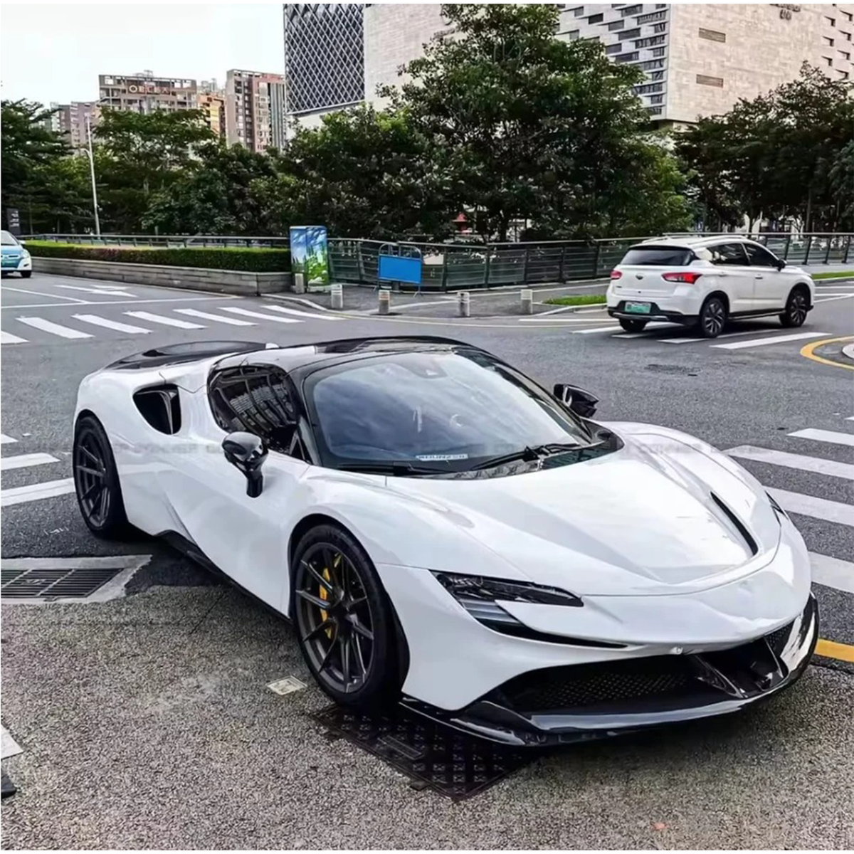 Prepreg Carbon Fiber OEM Style Aero Body Kit for Ferrari SF90 by Stratec Systems