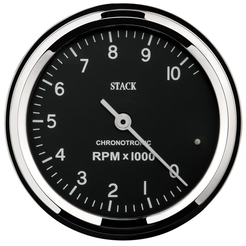 Autometer Chronocentric Tachometer - 80mm Blk - 0-10K RPM