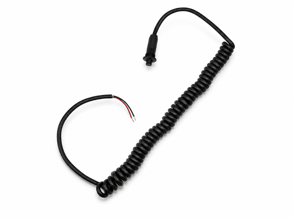 Black Pin Head Momentary Push Button Switch w/ 6' Retractable Cord – 810101B - Granatelli Motor Sports