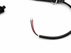 Black Pin Head Momentary Push Button Switch w/ 6' Retractable Cord – 810101B - Granatelli Motor Sports