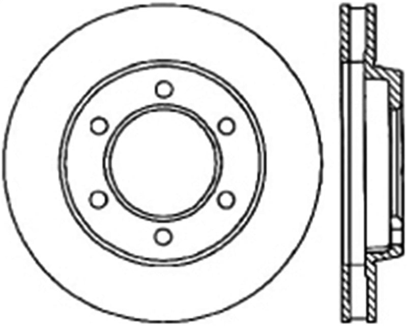 StopTech Slotted & Drilled Sport Brake Rotor