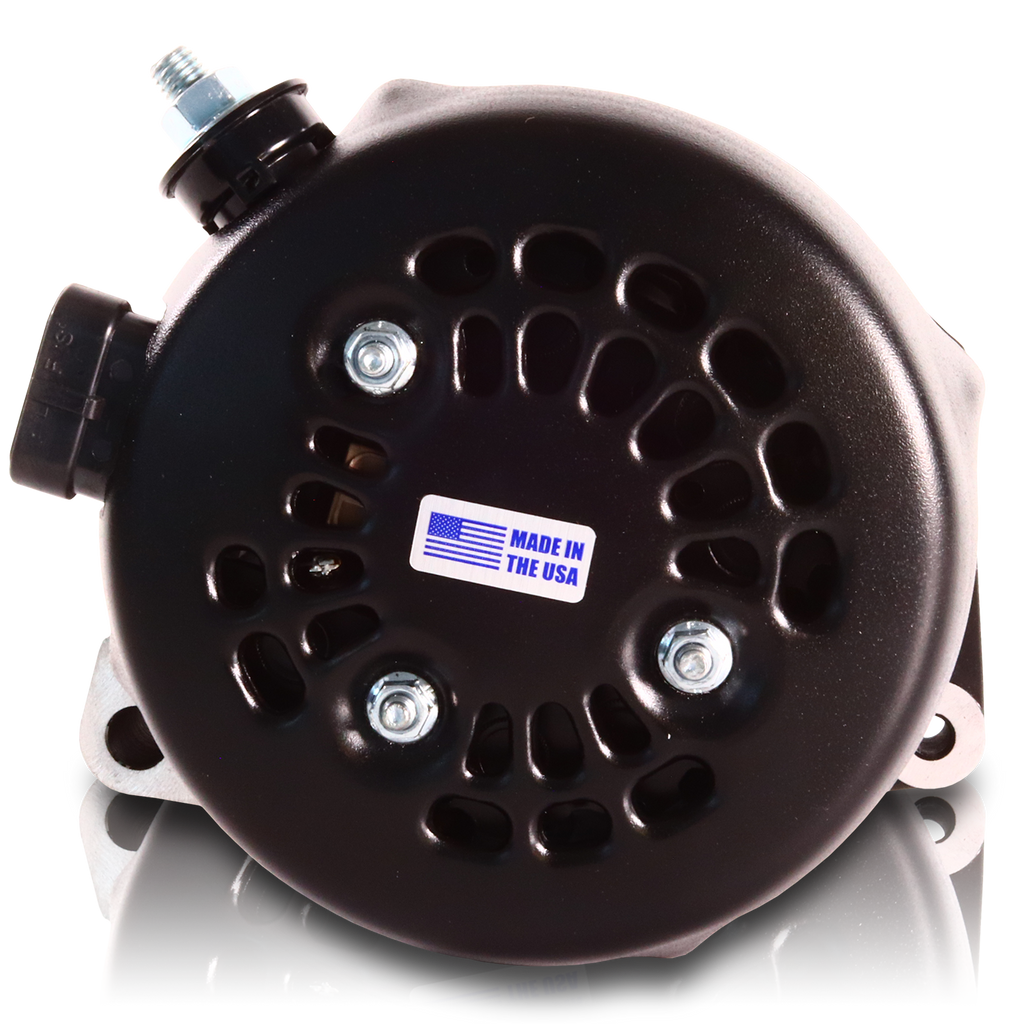 240 Amp 6 Phase 88-95 GM Truck High Output Alternator Black Finish