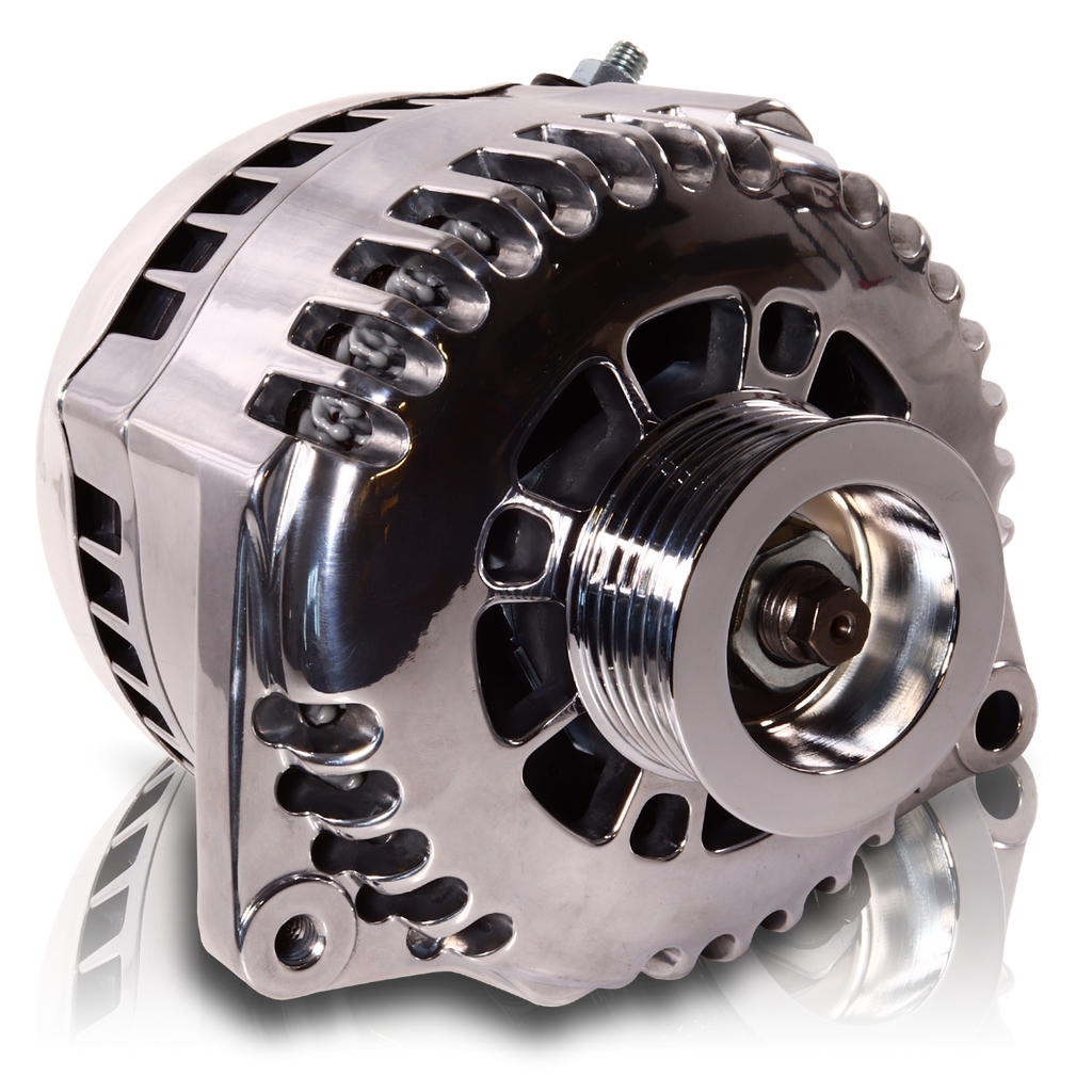 170 Amp 6 Phase 88-95 GM Truck High Output Alternator Polished Finish