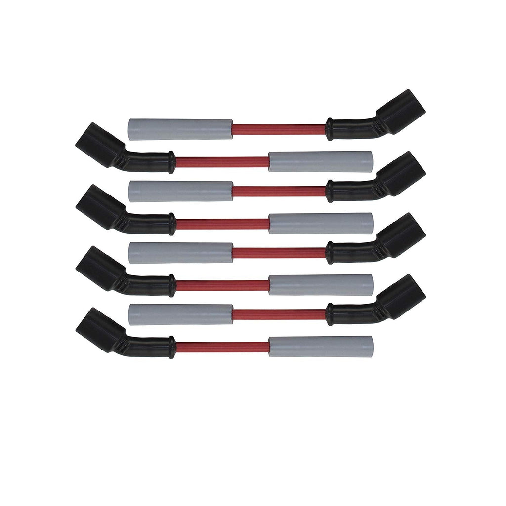 Hinson Motorsports Red 8.5mm Spark Plug Wires – LS1-LS7, LSA & Gen V LT, Straight or 45° Boot