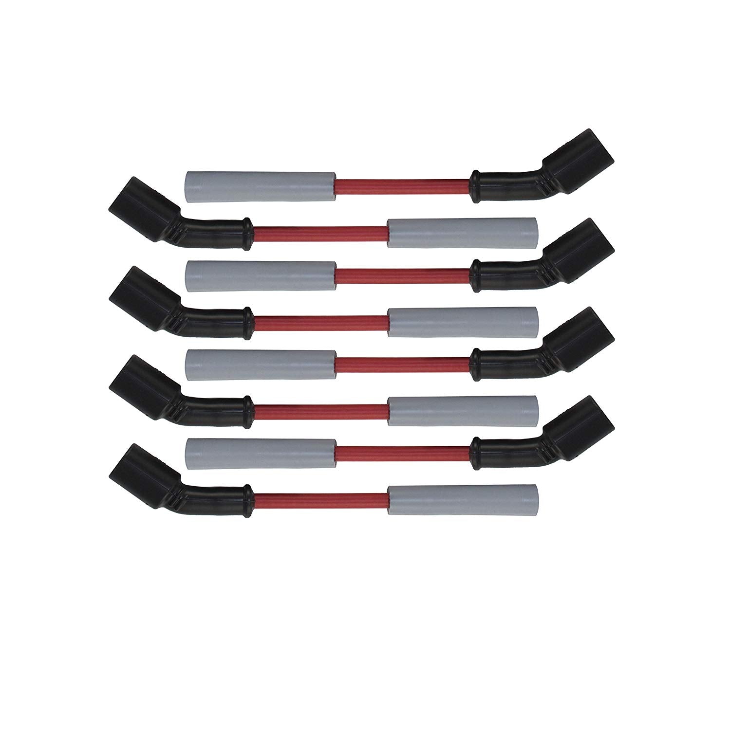 Hinson Motorsports Red 8.5mm Spark Plug Wires – LS1-LS7, LSA & Gen V LT, Straight or 45° Boot
