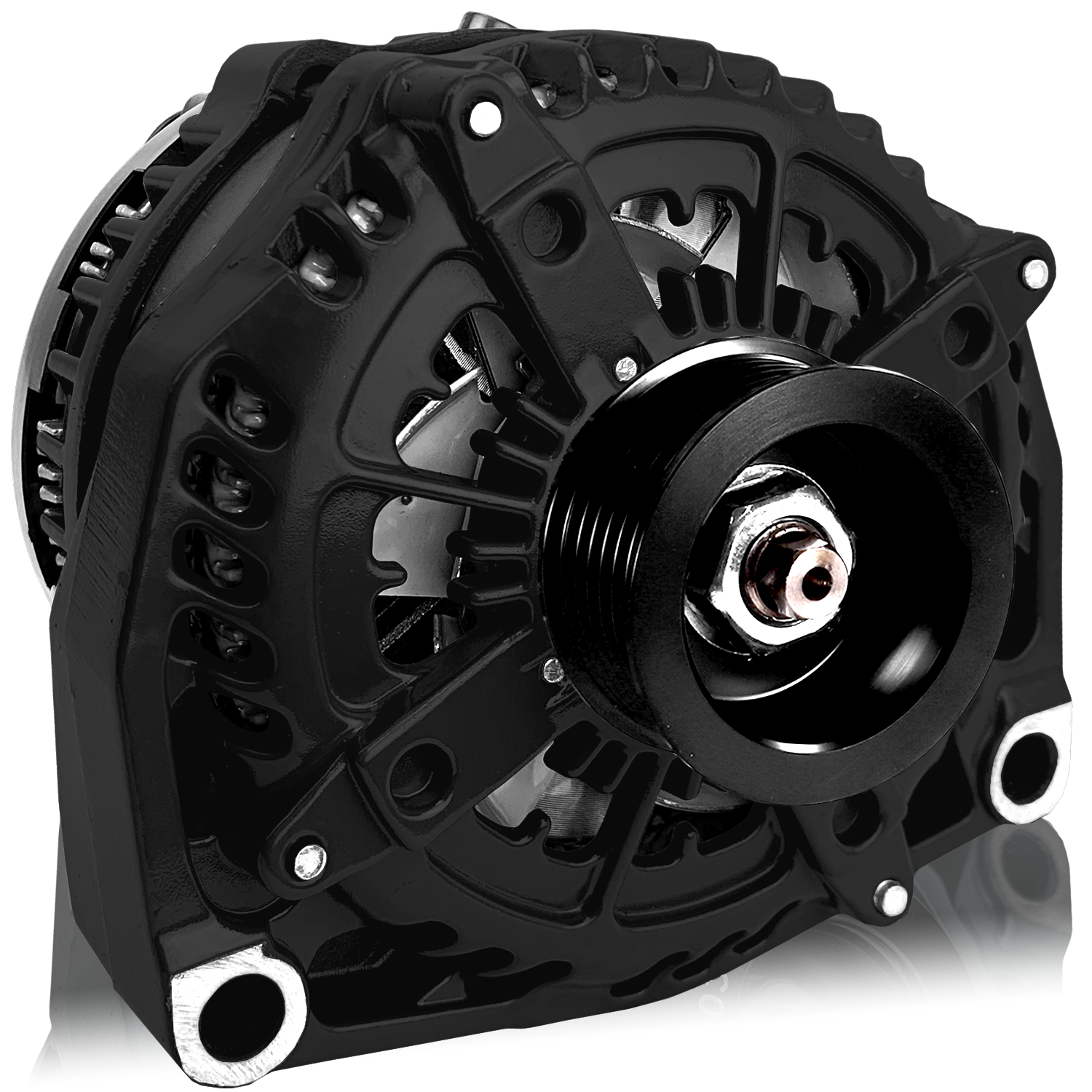 Mechman 250 Amp High Output Alternator 1996-2004 GM Truck 4.3L 4.8L 5.3L 5.7L 6L - Black