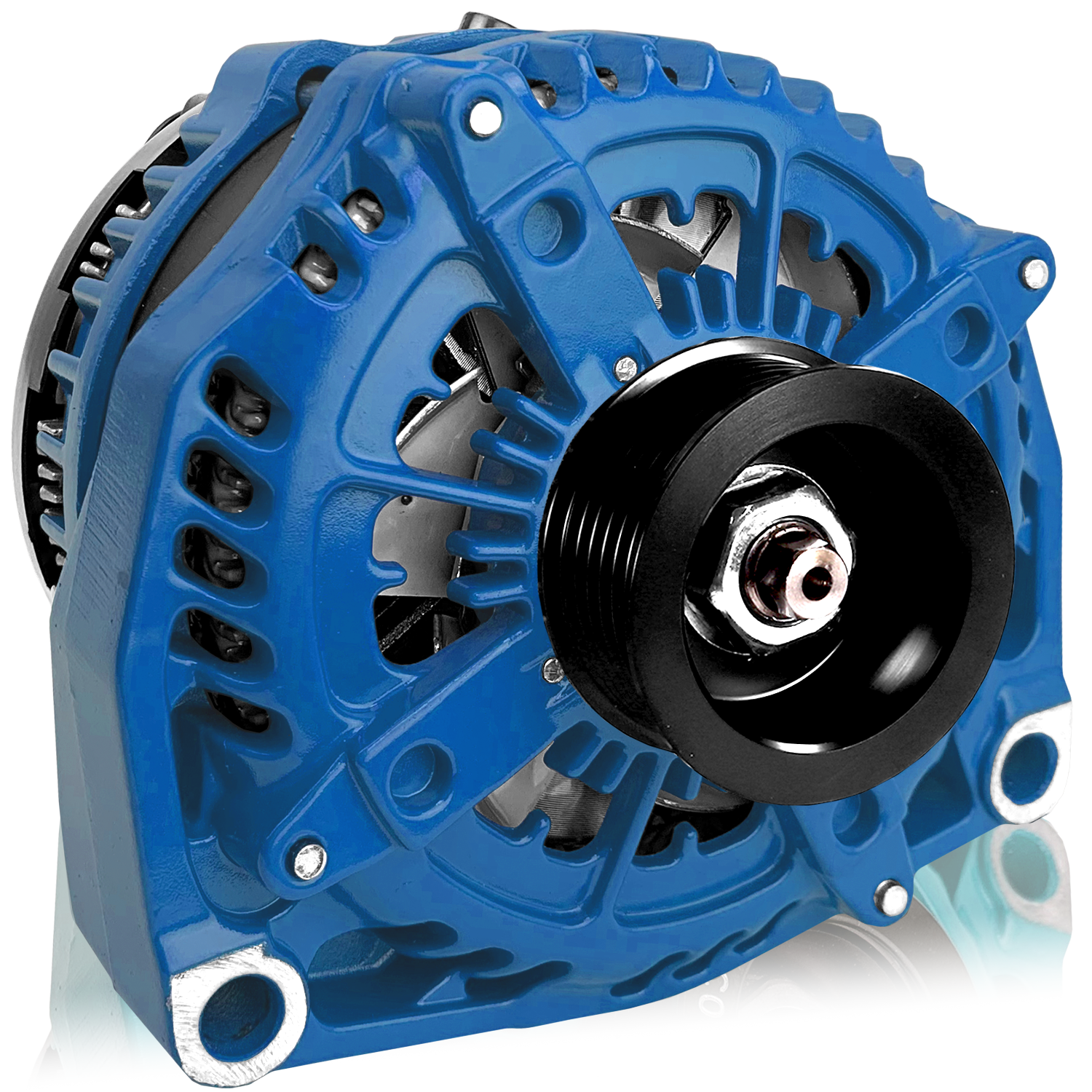 Mechman 250 Amp High Output Alternator 1996-2004 GM Truck 4.3L 4.8L 5.3L 5.7L 6L - Blue