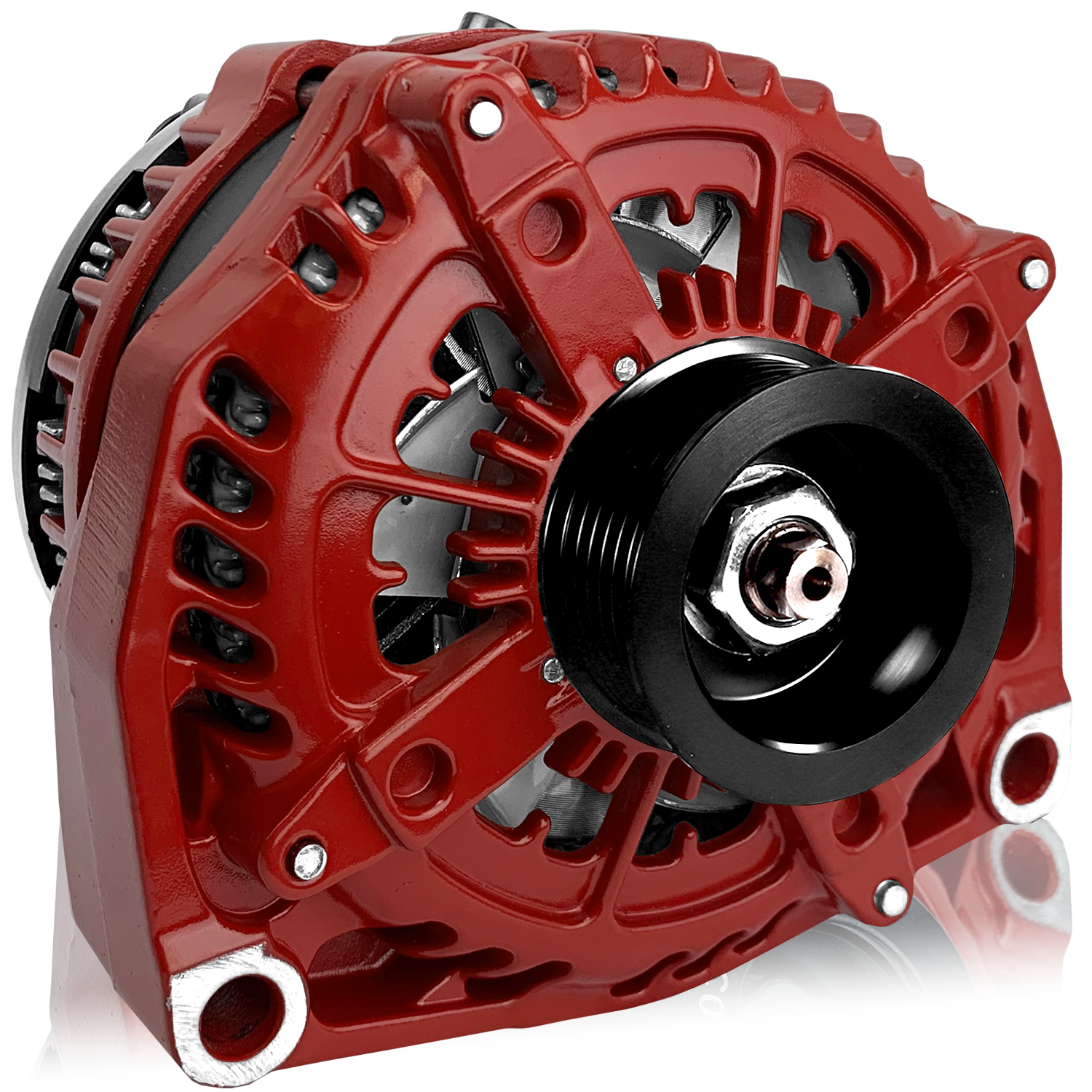 Mechman 250 Amp High Output Alternator 1996-2004 GM Truck 4.3L 4.8L 5.3L 5.7L 6L - Red