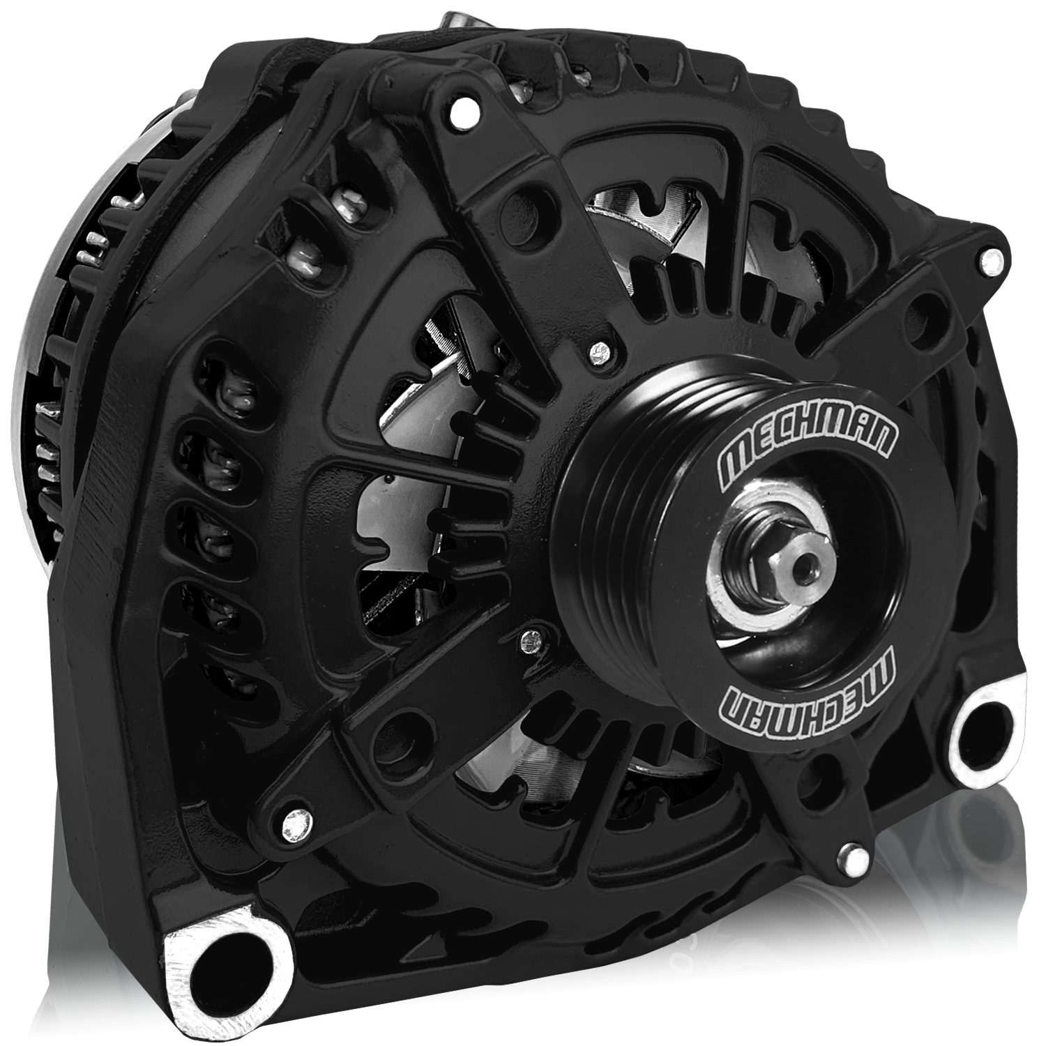 Mechman 400 Amp High Output Alternator 1996-2004 GM Truck 4.3L 4.8L 5.3L 5.7L 6L - Black