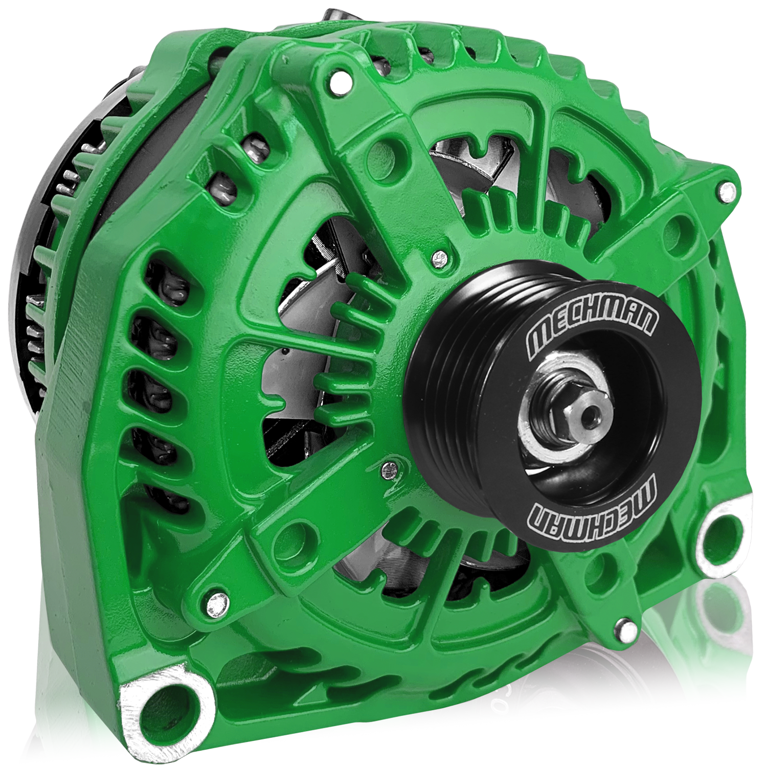 Mechman 400 Amp High Output Alternator 1996-2004 GM Truck 4.3L 4.8L 5.3L 5.7L 6L - Green