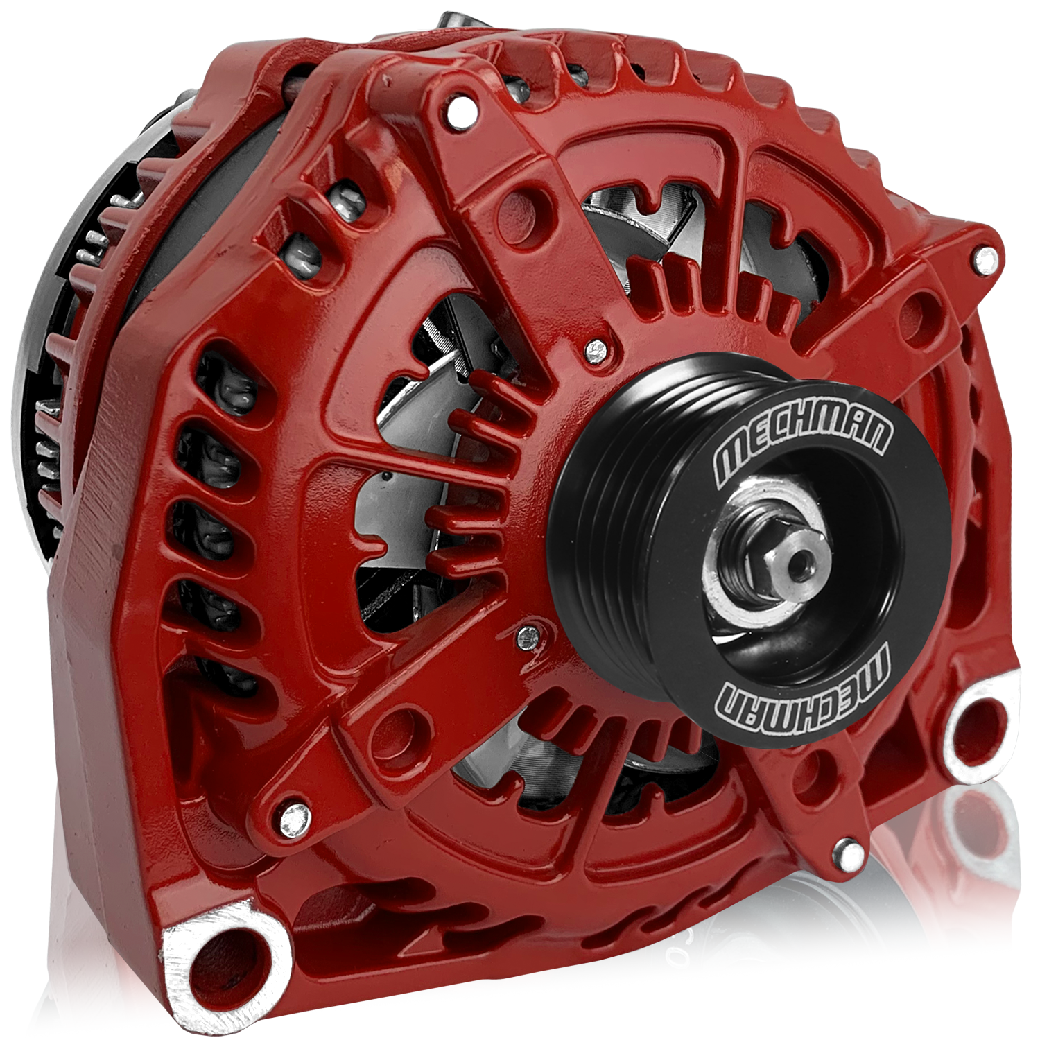 Mechman 400 Amp High Output Alternator 1996-2004 GM Truck 4.3L 4.8L 5.3L 5.7L 6L - Red