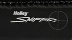 Fabricated Intake Manifold SBC Single Plane Carbureted (2 x 4150 style flange changeable plate) Black with Sniper logo