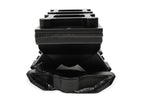 Fabricated Intake Manifold SBC Single Plane Carbureted (2 x 4150 style flange changeable plate) Black with Sniper logo