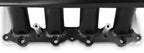 Hi-Ram Sheet Metal Fabricated Intake Manifold 2011-14 Ford 5.0L Coyote 90mm Throttle Body opening + Fuel Rail Kit Black with Sniper EFI logo