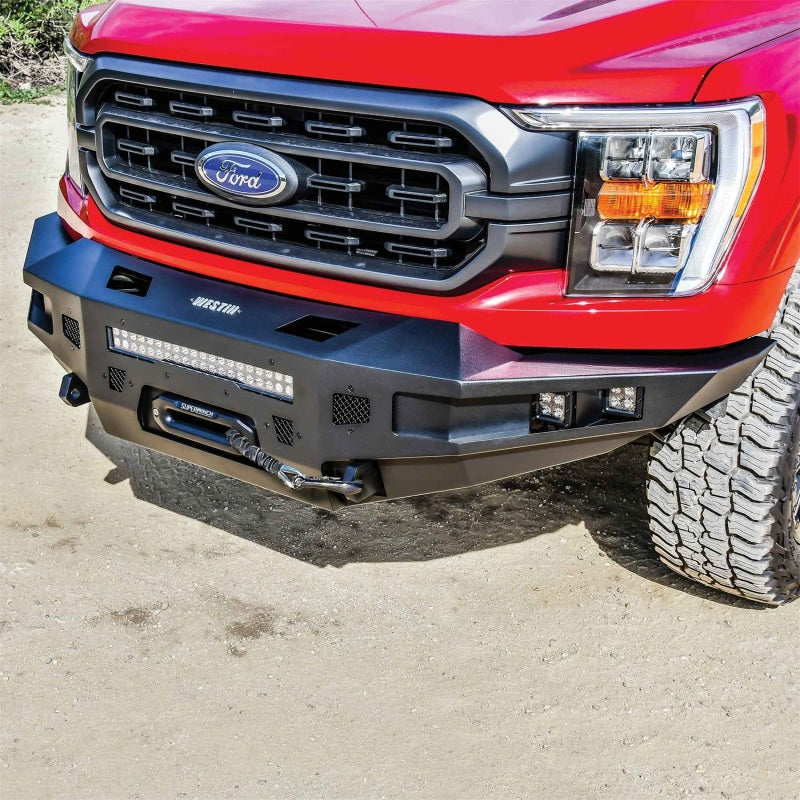 Westin 21-23 Ford F-150 (Excl. 2022+ Lightning EV) Pro-Series Front Bumper - Tex. Blk