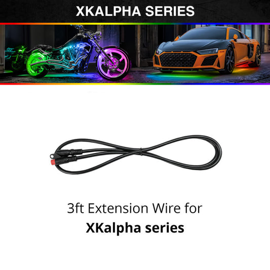 XK Glow 5pin Extension Wire Xkalpha - 3 Ft