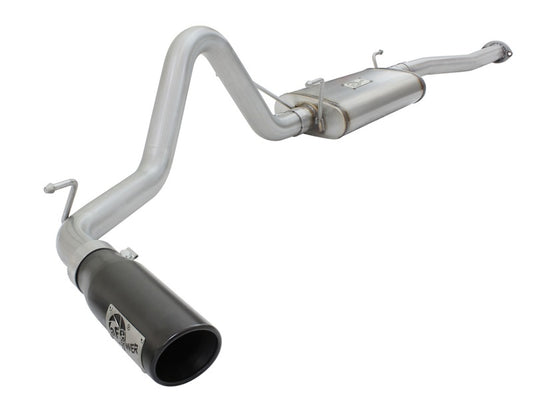 aFe MACH Force XP 2.5in Cat-Back Stainless Steel Exhaust System w/Black Tip Toyota Tacoma 13-14 2.7L