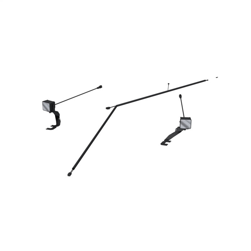 MBRP Ditch Light Kit Amber Spot Beam Ford Ranger Raptor 24-26 Upfitter Switch Models Only