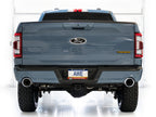 AWE Tuning 2021+ Ford F150 Tremor w/ Bumper Cutouts 0FG Resonated Cat-Back w/ Chrome Silver Tips