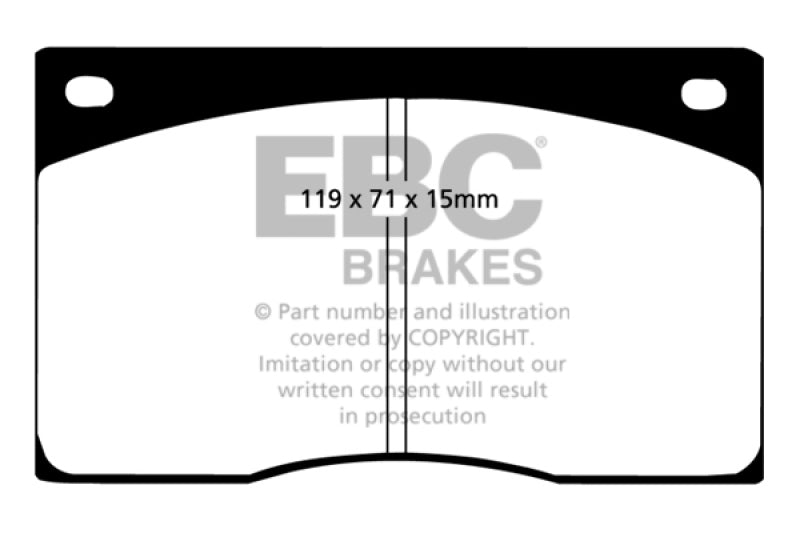 EBC 91-93 Jaguar XJS 4.0 Ultimax2 Front Brake Pads