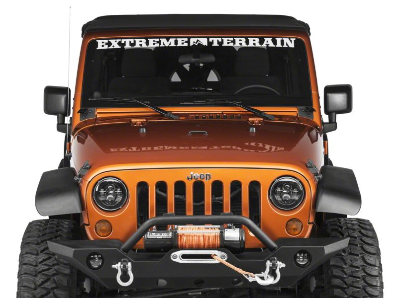 Raxiom 07-18 Jeep Wrangler JK Windshield Mounted Light Brackets