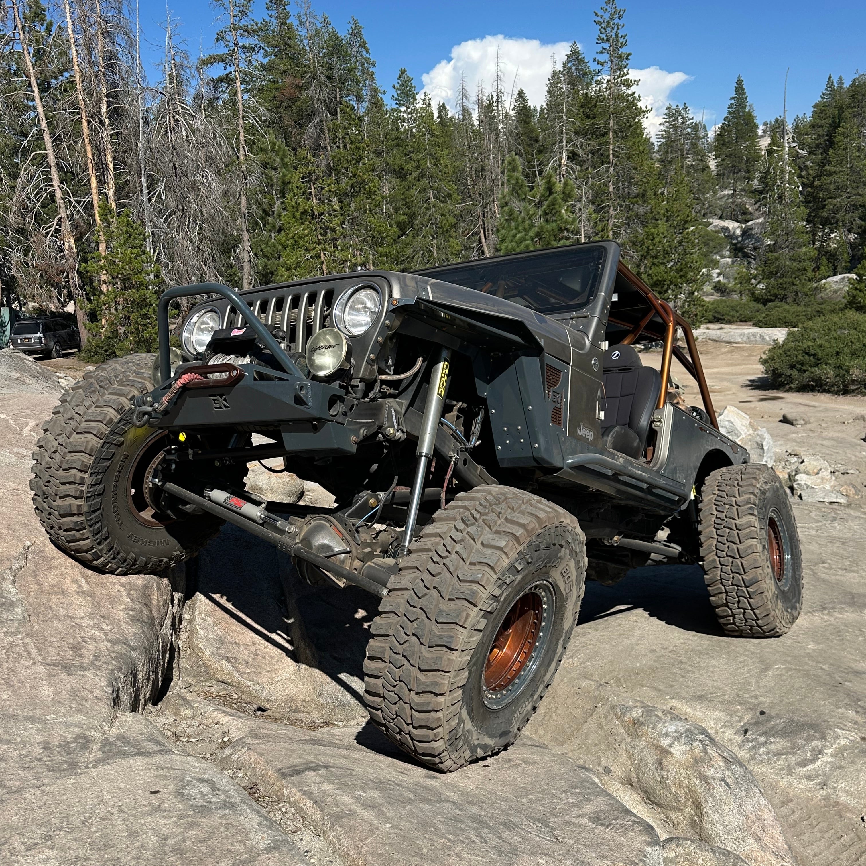 Diamond Series High Clearance Front Fenders for Jeep TJ Wrangler By Gatekeeper Off-Road