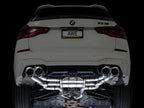 AWE Tuning 20-25 BMW X3 M/M Comp (F97) AWD SwitchPath Axle-Back Exhaust - Chrome Silver Tips