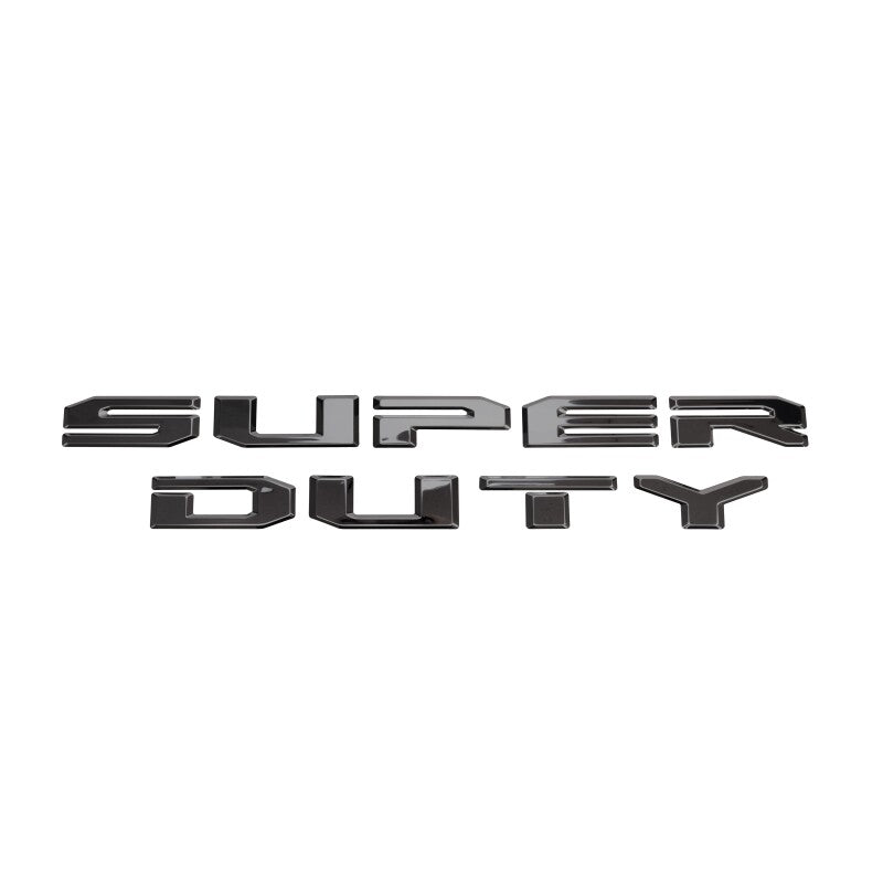 Putco 2023 Ford Super Duty Tailgate Letter (Black Platinum)