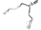 AWE Tuning 2021+ Ford F150 Tremor w/ Bumper Cutouts 0FG Non-Resonated Cat-Back w/ Chrome Silver Tips