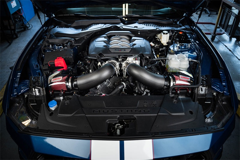 Corsa 24-25 Ford Mustang GT 5.0L V8 Cold Air Intake with DryTech Air Filters - Glossy