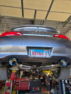 Injen 08-13 Infiniti G37 V6 3.7L RWD Coupe Only 76mm Stainless Steel Exhaust w/ Titanium Tips
