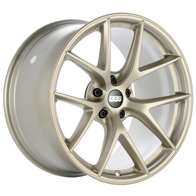 BBS Unlimited CI-R 19x9 ET59 (Face 1) Satin White-Gold Wheel
