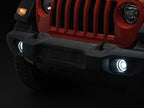 Raxiom 18-26 Jeep Wrangler JL LED Fog Lights with Amber Turn Signal