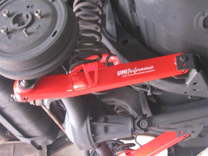 UMI Performance 59-64 GM B-Body Rear Suspension Kit 3-Link- Chevy only - Red
