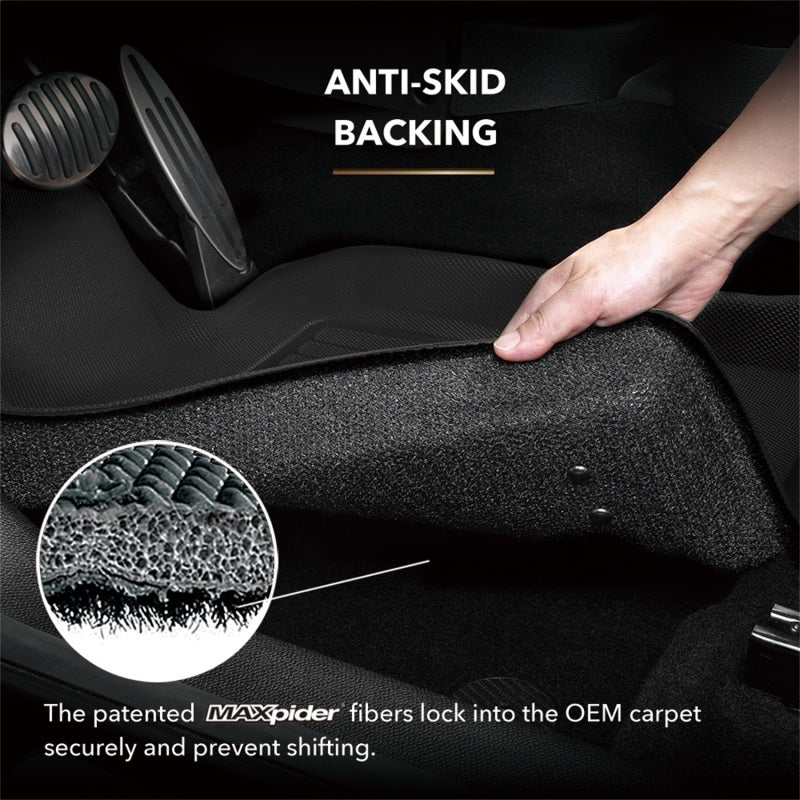 3D MAXpider 17-25 Volvo S90 Fit Short Wheelbase Model Only / V90 Kagu Black Full Set