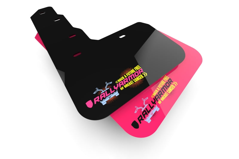 Rally Armor 19-24 GMC Sierra 1500 AT4 Pink UR Mud Flap BCE Logo