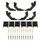 Westin 25-26 Toyota 4Runner PRO TRAXX 4 Oval Nerf Step Bars - Semi-Gloss Black
