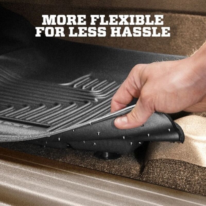 Husky Liners 2017 Chrysler Pacifica (Stow and Go) WeatherBeater 2nd Row Black Floor Liners