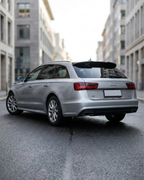 Audi A6 C7 Avant Carbon Fiber Rear Roof Spoiler – A-Style Extension (2016–2018)